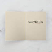 Carte Retro Squirrel with gift parcel greeting (Intérieur)