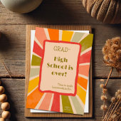 Carte Retro Stylish Funny Grad Homework