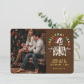 Carte Retro Super Photo Christmas Skeleton Crew (Debout devant)