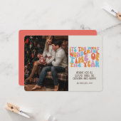 Carte Retro Super Photo Noël (Devant/Arrière en situation)