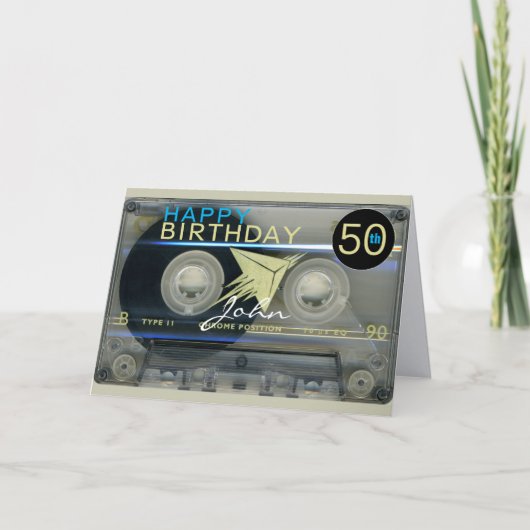 Carte Retro T5 Audiotape 50e anniversaire recto-verso No (Devant)