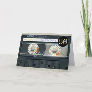 Carte Rétro T6 Audiotape 50e anniversaire recto-verso No
