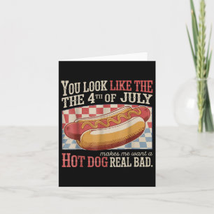 Carte Rétro Tu As L'Air Du 4 juillet Me Fait Vouloir