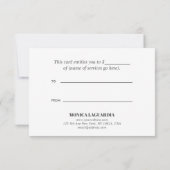 CARTE RÉTRO VACANCES FLEURS ROUGES VERTES FRAME NOËL (Dos)