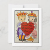 Carte Retro Valentine (Devant)