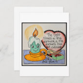 Carte Retro Valentine (Devant / Derrière)