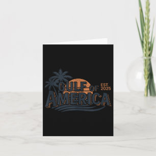 Carte Retro Vintage Gulf Of Us America 2025 American Fla