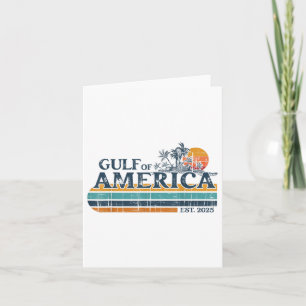 Carte Retro Vintage Gulf Of Us America 2025 American Fla