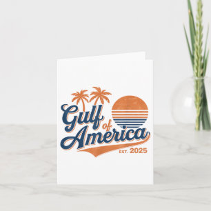 Carte Retro Vintage Gulf Of Us America 2025 American Fla