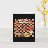 Carte Rétro Vous Êtes Citrouille Conseiller Scolaire D'a (Fleur jaune)