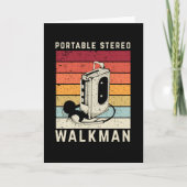Carte Retro Walkman (Devant)