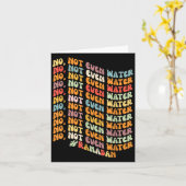 Carte Retro Wavy Ramadan Not Even Water Intermittent Fas (Fleur jaune)