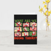 Carte Retro What Are We Doing Today Santa Pe Teacher Tea (Fleur jaune)