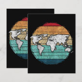 Carte Retro World (Devant / Derrière)