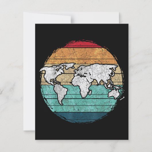 Carte Retro World (Devant)