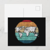 Carte Retro World (Devant / Derrière)