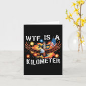 Carte Retro Wtf Est Un Kilomètre Drôle Patriotique Améri (Fleur jaune)