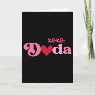 Carte Retro Xoxo Dada Saint-Valentin Papa Famille Valent