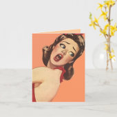 Carte Rétro You Are So Awesome (Fleur jaune)