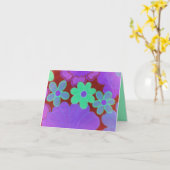 Carte Rétros Conception-Cartes pour notes Regard-Floraux (Fleur jaune)