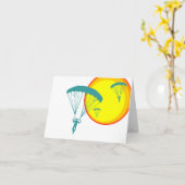 Carte rétros plongeurs de ciel (Fleur jaune)