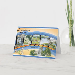 Carte Rétros salutations d'Idaho