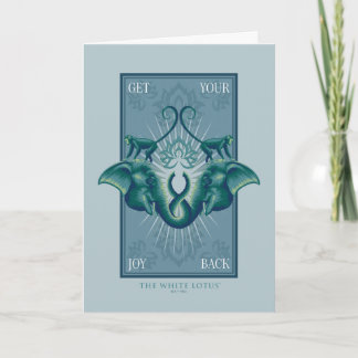 Carte Retrouvez votre joie - Le Lotus Blanc