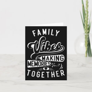 Carte Réunion de famille 2025 Vibes familiales Création