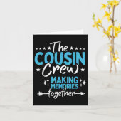 Carte Réunion de famille Équipage de cousins 2025 Créati (Fleur jaune)