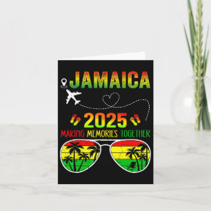 Carte Réunion de famille Jamaïque 2025 Création de souve