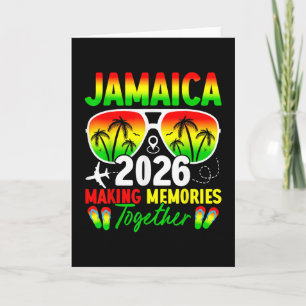 Carte Réunion de famille Jamaïque 2026 Création de souve