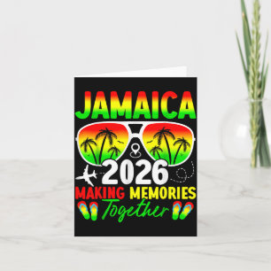 Carte Réunion de famille Jamaïque 2026 Création de souve