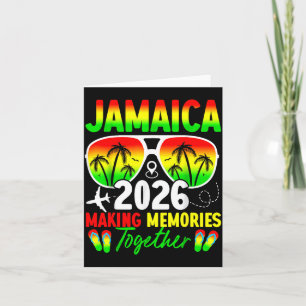 Carte Réunion de famille Jamaïque 2026 Faire des souveni