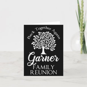 Carte Réunion de la famille Garner à nouveau réunie pour