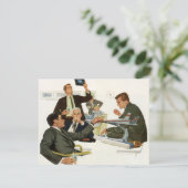 Carte Réunion d'Exécutifs de Compagnies Aériennes et d'E (Debout devant)