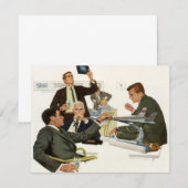 Carte Réunion d'Exécutifs de Compagnies Aériennes et d'E (Devant / Derrière)