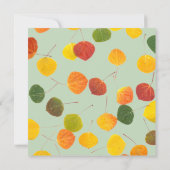 Carte Réunion Familiale Enregistrer La Date Automne Aspe (Dos)