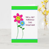 Carte Réunir le cancer (Fleur jaune)