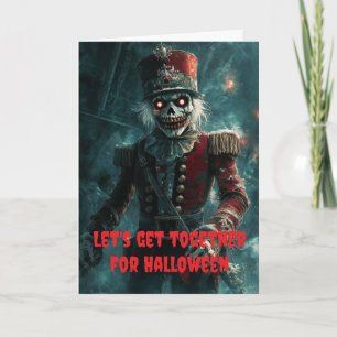 Carte Réunissons-nous pour Halloween.