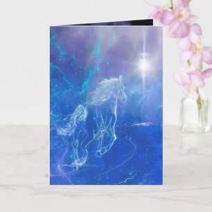 CARTE RÊVE CHEVAL "RENTREZ CHEZ VOUS"