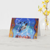 Carte Rêve de phoque (Fleur jaune)