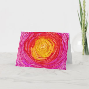 Carte "Rêve fuchsia" - toute la salutation d'occasion