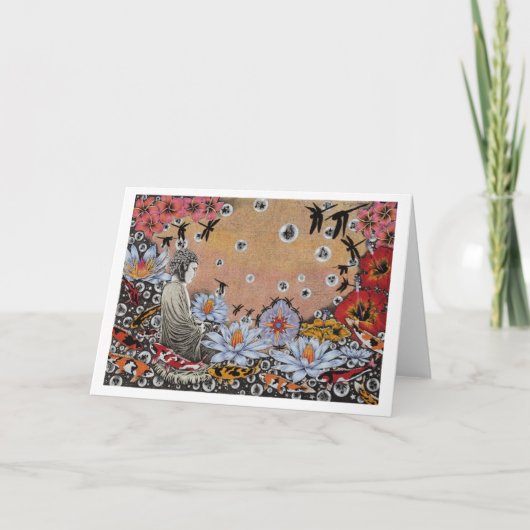 Carte Rêve III (Satori de libellule à l'étang à (Devant)
