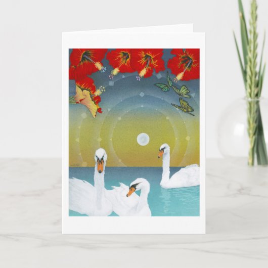 Carte Rêve IV (Moonset magique) de papillon (Devant)