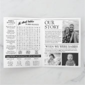 Carte Reveal sur la grossesse dans le journal de Faire-p (Intérieur)