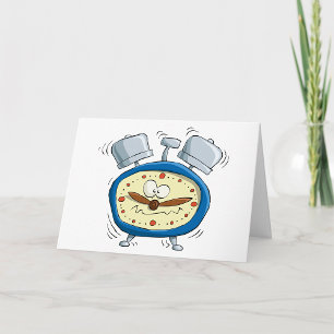 Carte Réveil Dessin Animé Drôle et Original pour se Réve