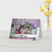 Carte Réveille-toi ! (Fleur jaune)