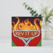 Carte Réveillez-Le ! - BBQ - Cuisson au chili (Debout devant)