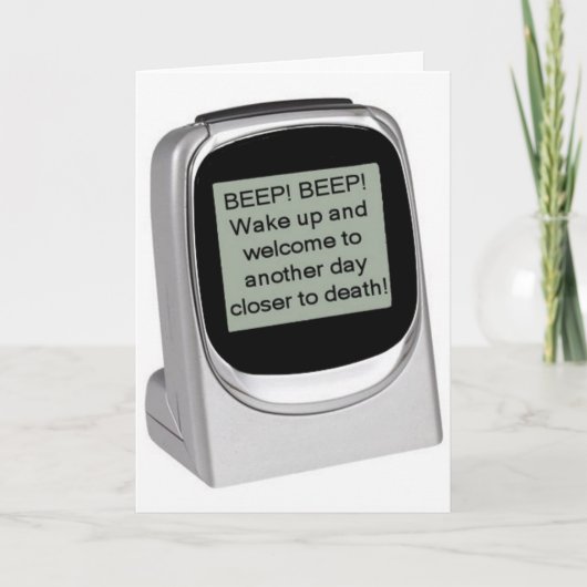 Carte Réveillez-vous ! (Devant)