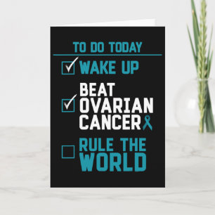Carte Réveillez-Vous Battez le Cancer de l'Ovaire et Rég
